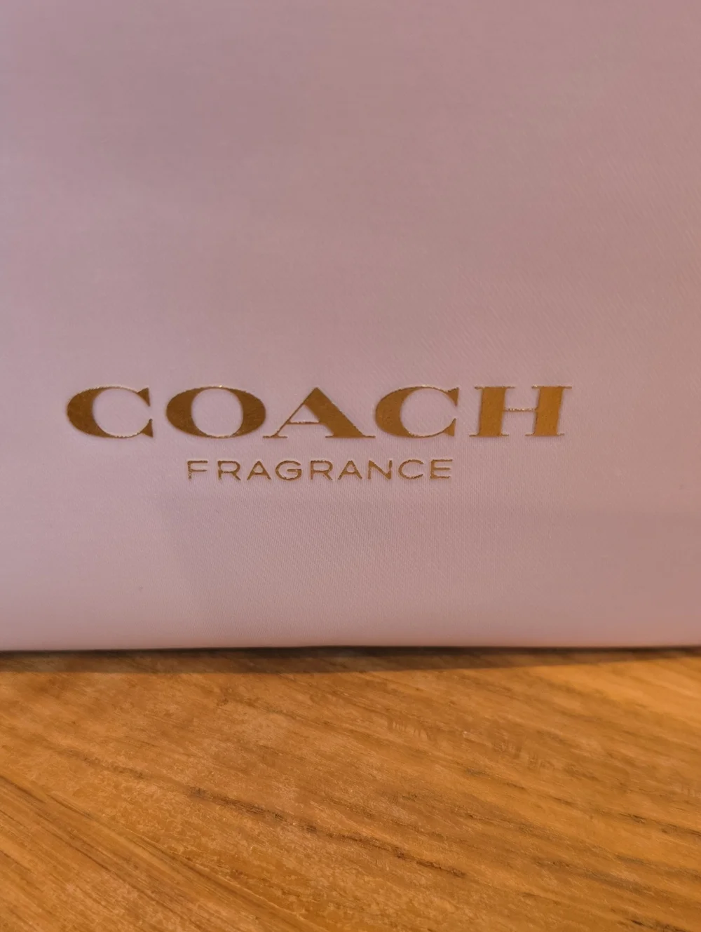 Coach Pink Cosmetic Pouch
